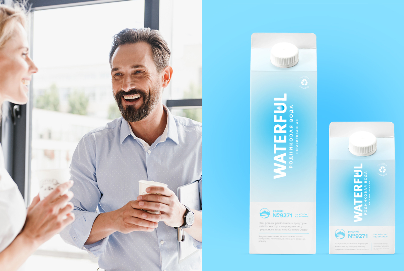 Разработка бренда и фирменного стиля Watelful в сегменте питьевой воды