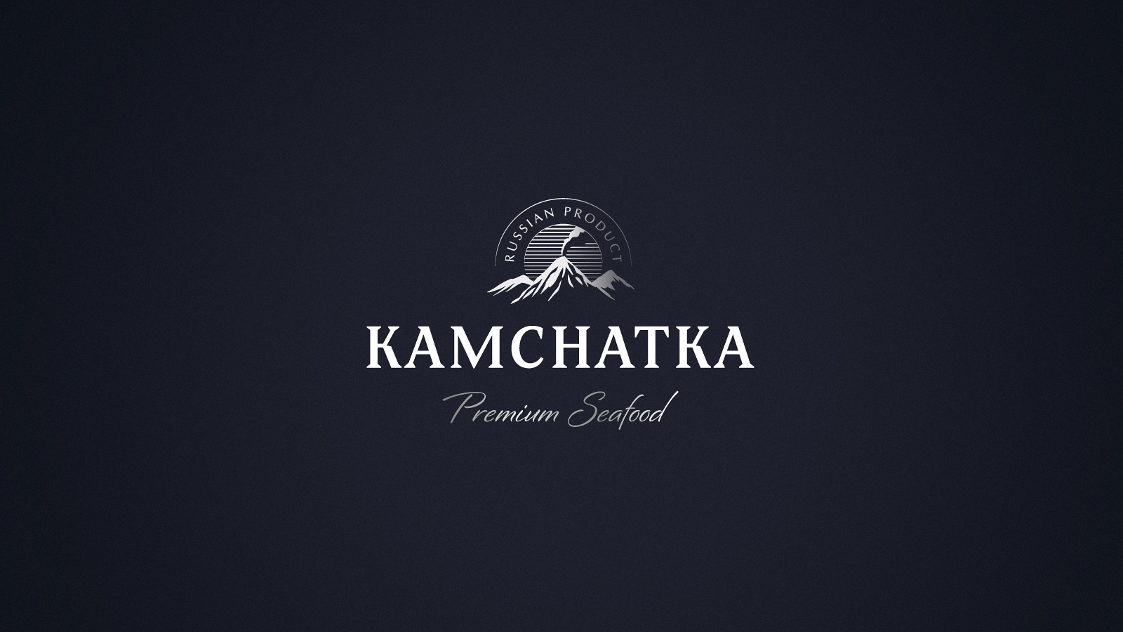 Дизайн логотипа морепродуктов Камчатка