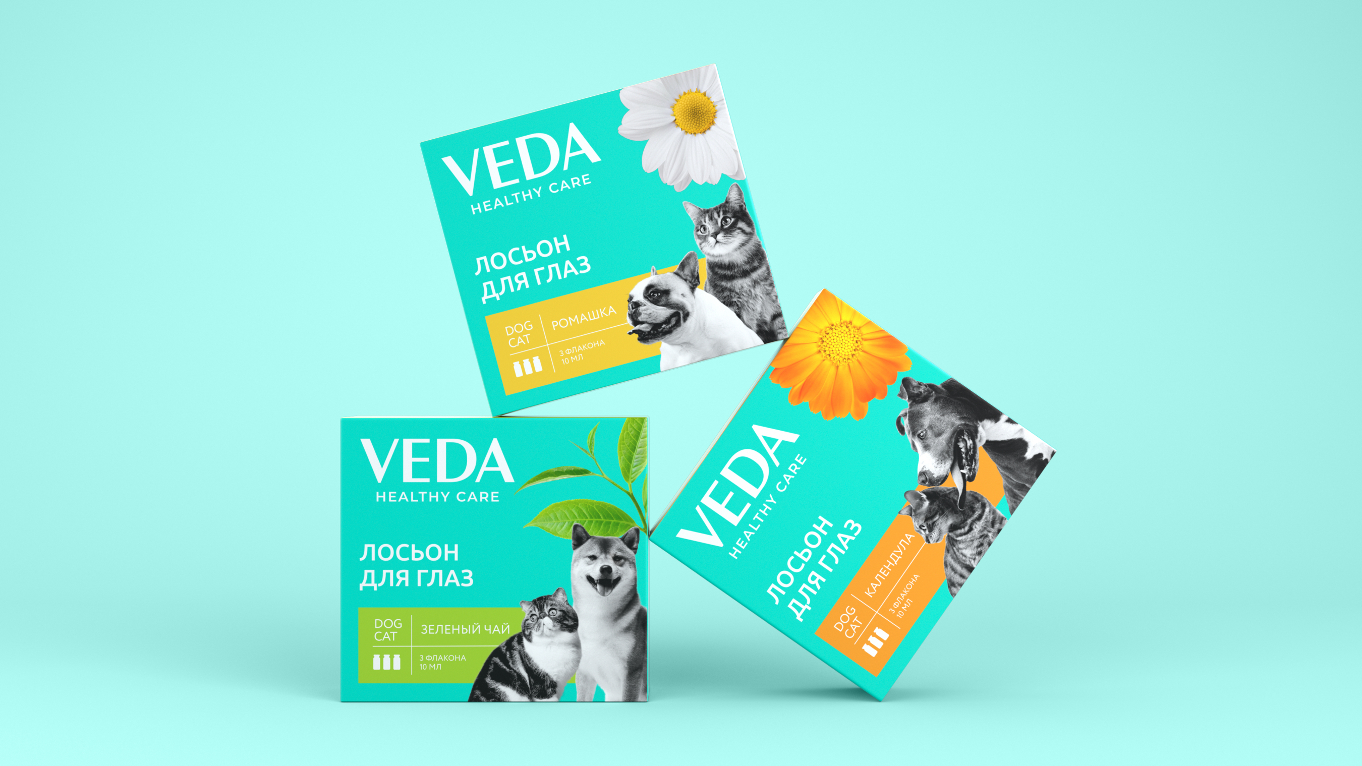 Создание дизайна упаковки VEDA