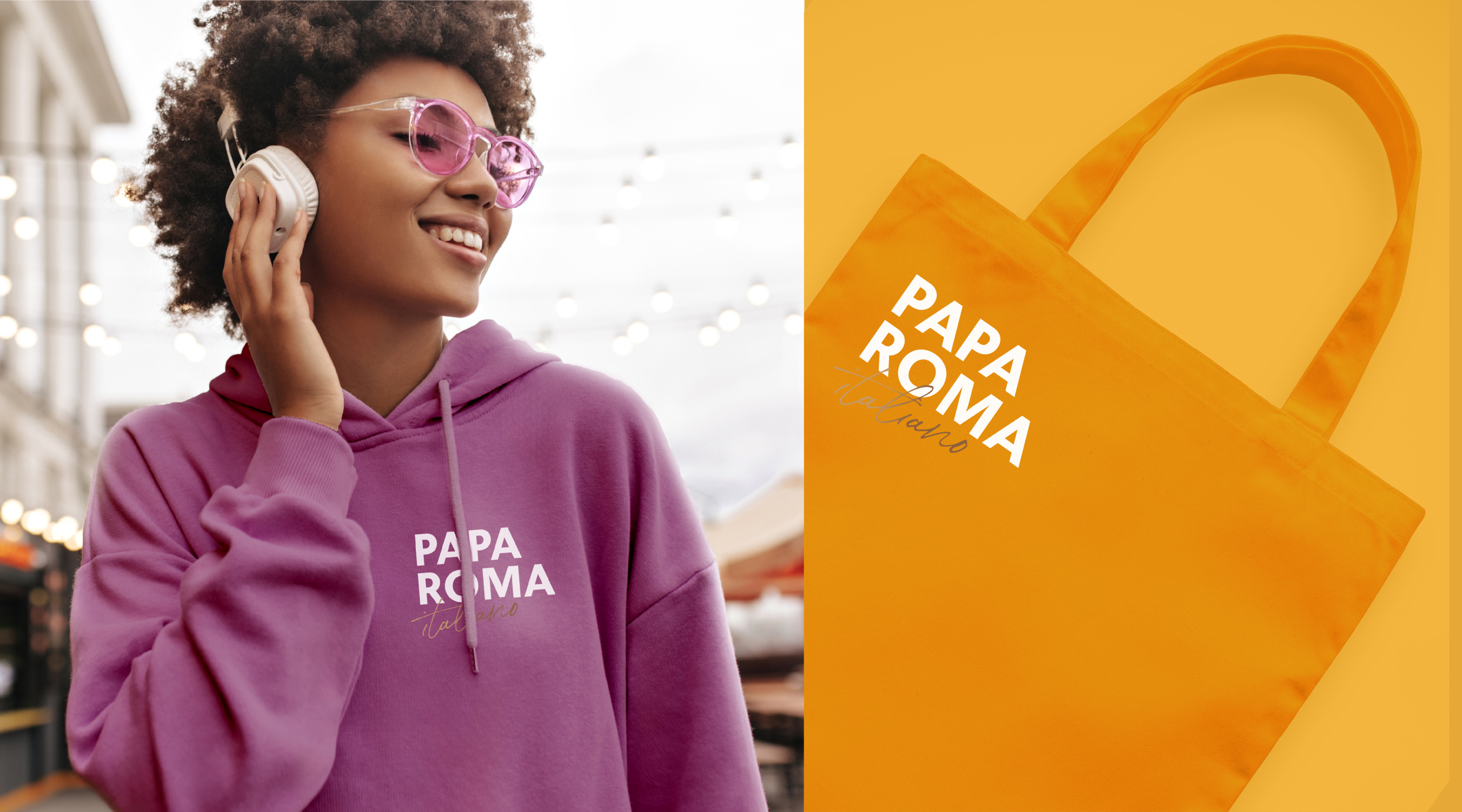 Фирменный стиль бренда Papa Roma