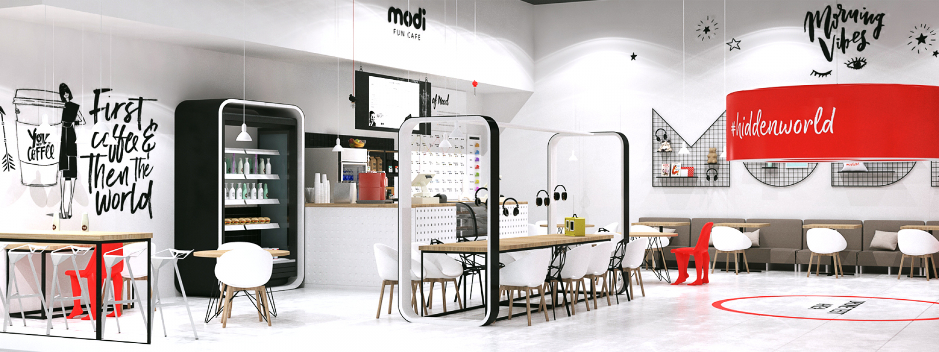Дизайн интерьера магазина MODI